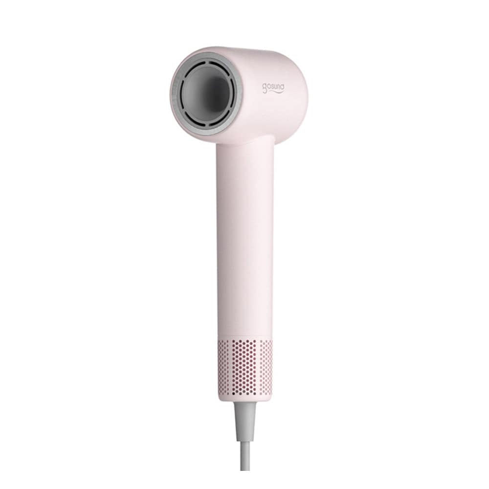 Hårføner med 1300 W effekt, ionisering og veggbrakett - Rosa