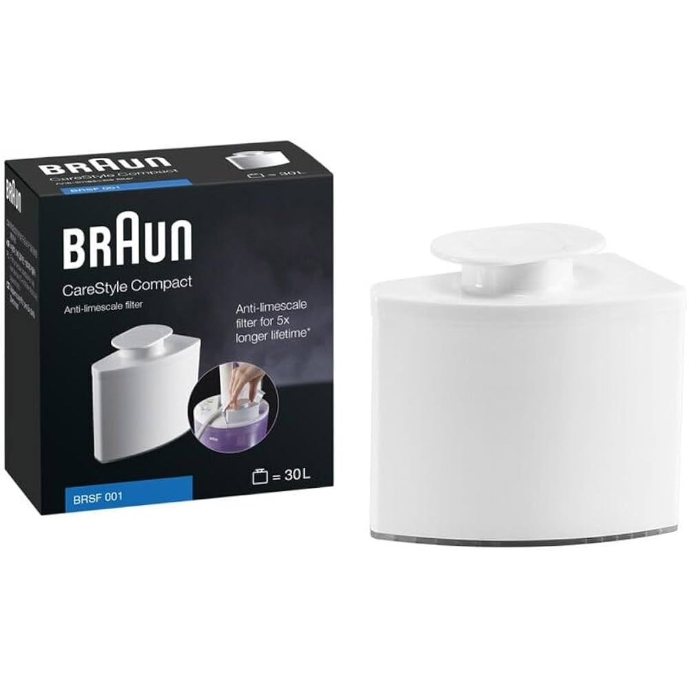 Braun BRSF001 Avkalkningsfilter för ångstation – kompatibelt med Braun CareStyle Compact