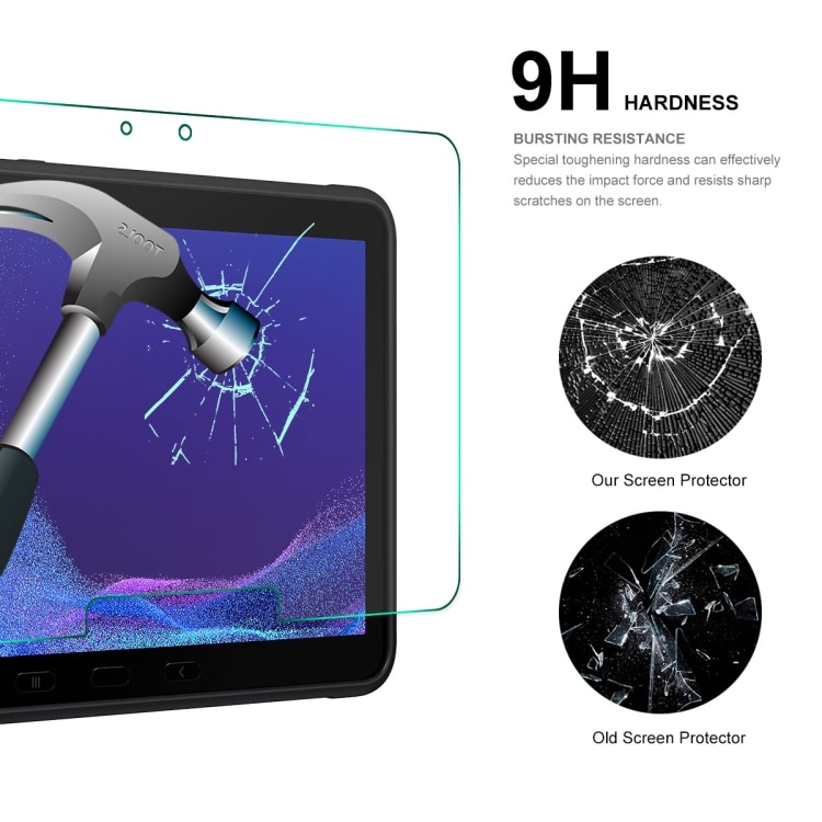 Härdat glas 0.33mm till Samsung Galaxy Tab Active4 Pro