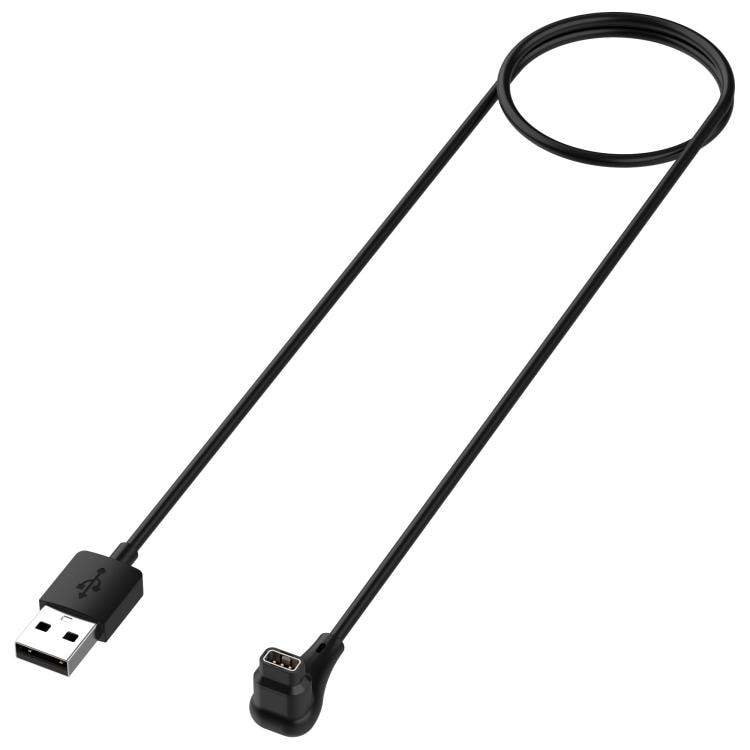 Laddkabel med USB till Coros Pace Pro 1m - Svart