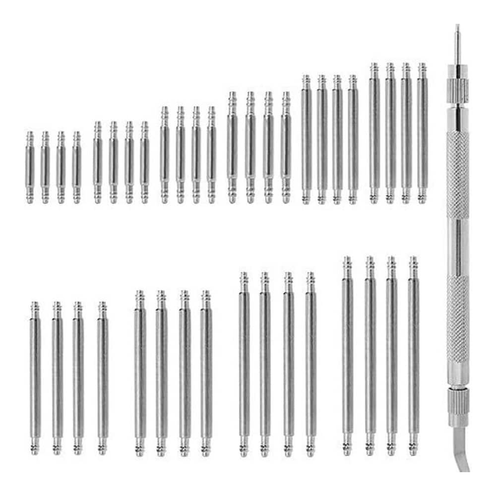 Fjäderstift och verktyg för klockarmband – set med 41 delar