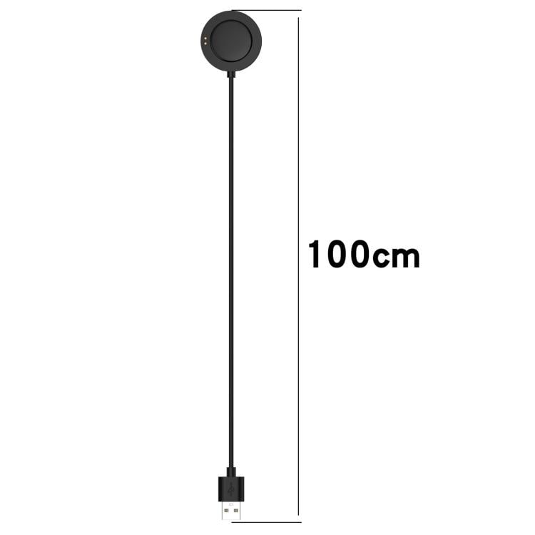 Magnetisk USB-laddare till Xiaomi Watch S4 / S3 / S2 1m - Svart