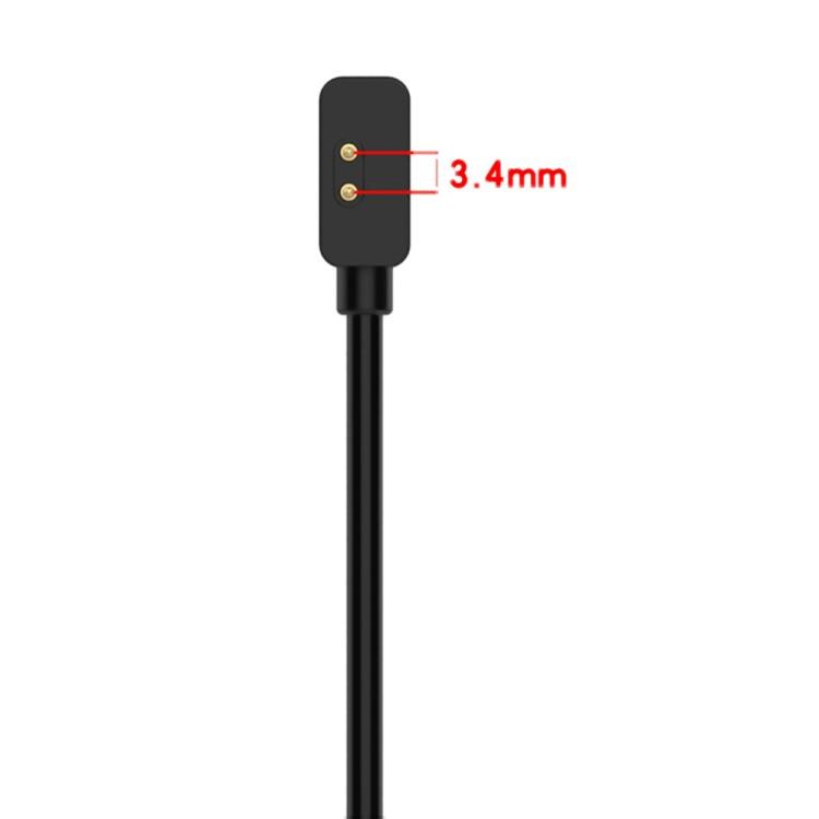 Magnetisk USB-laddare till Xiaomi Mi Band 7 Pro / Redmi Watch 2 – 1 m, svart
