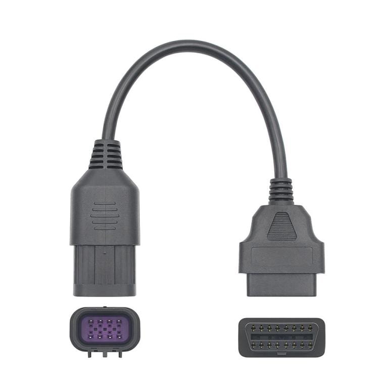 OBD2 8 Pin till 16 Pin Adapterkabel till Polaris - Svart