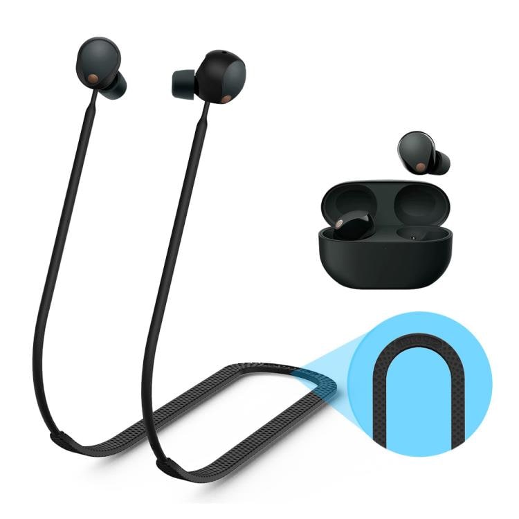 Halsrem i silikon till Sony WF-1000XM5 – Svart