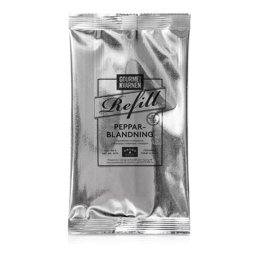 Gourmetkvarnen Refill Pepparblandning 180g