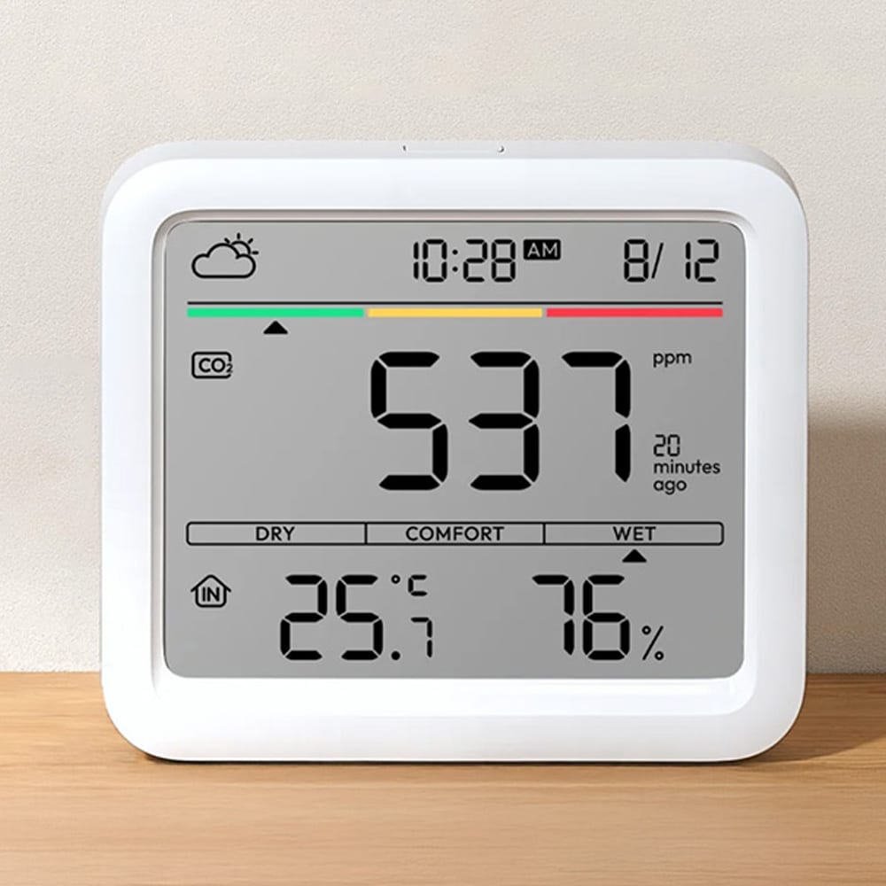 SwitchBot CO₂-mätare med temperatur- och fuktindikator