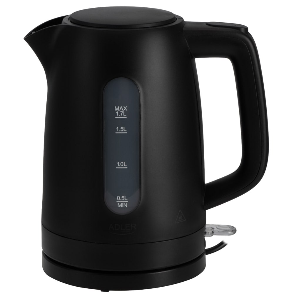 Vattenkokare med 1,7 liters kapacitet och STRIX-säkerhetssystem - Svart
