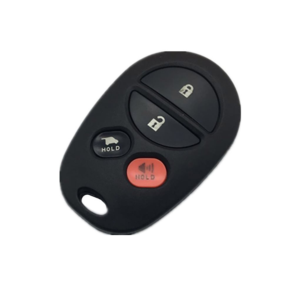 Bilnyckelskal med 3+1 knappar till Toyota