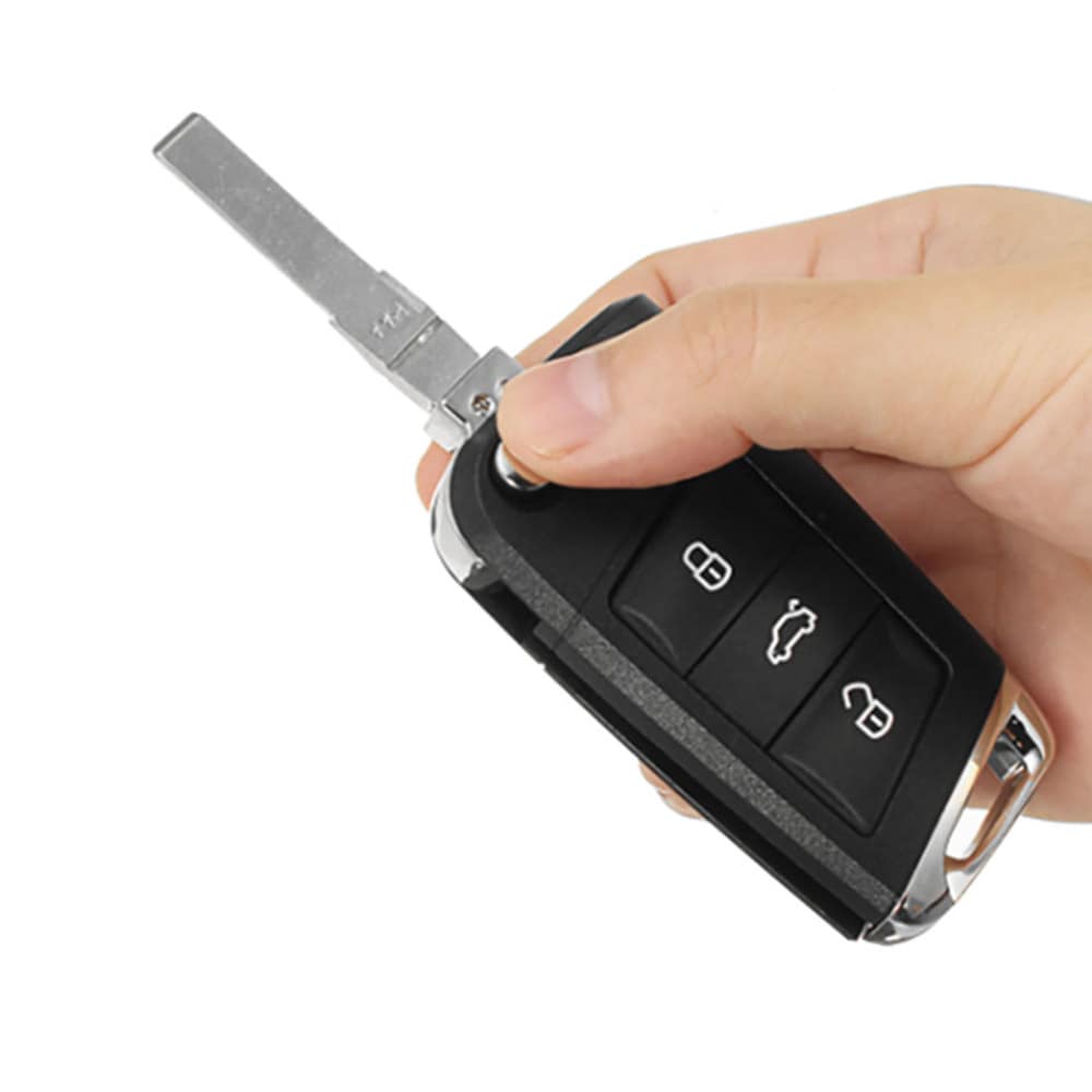 Bilnyckelskal med 3 knappar till Volkswagen