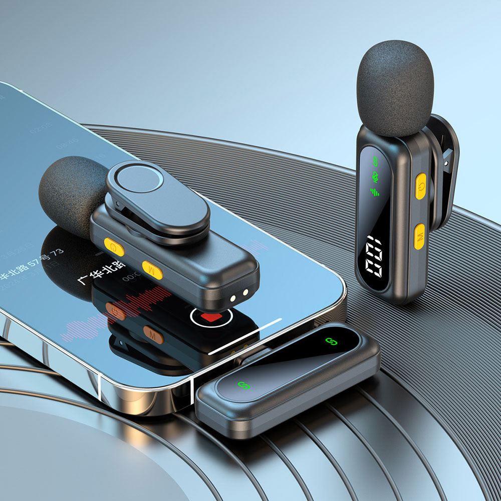 Trådlös lavaliermikrofon med USB-C mottagare