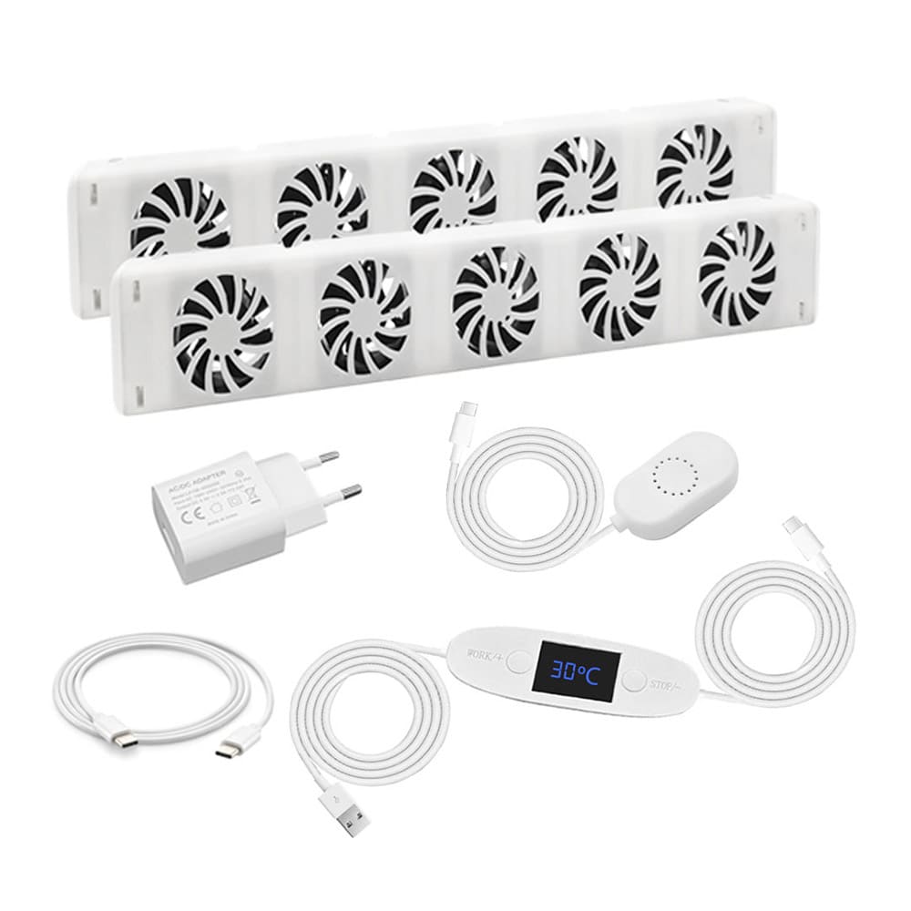 Elektrisk Elementfläkt 47cm 2-pack