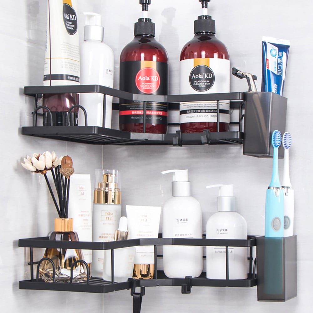 Badrumshylla 2-pack - Svart