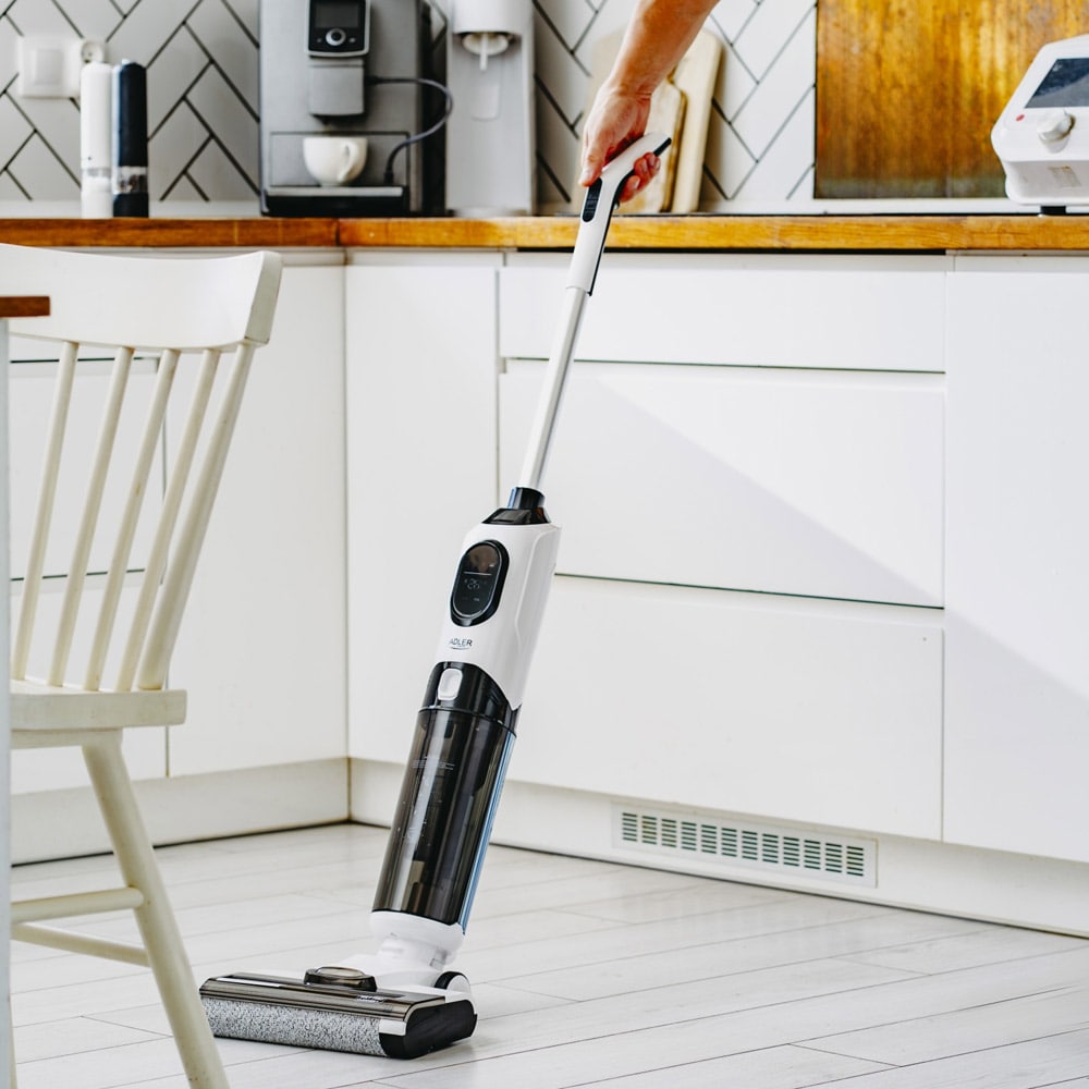 2-i-1 skaftdammsugare med våtrengöring och HEPA-filter – 120 W, 13 000 Pa, 485 ml vattentank