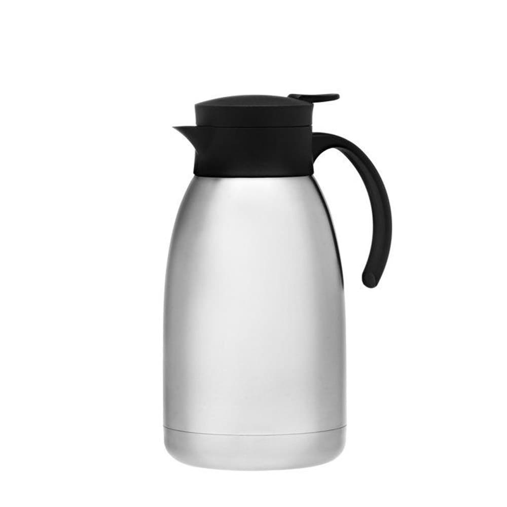 Termoskanna i rostfritt stål med tryckknapp, 1,5 liter