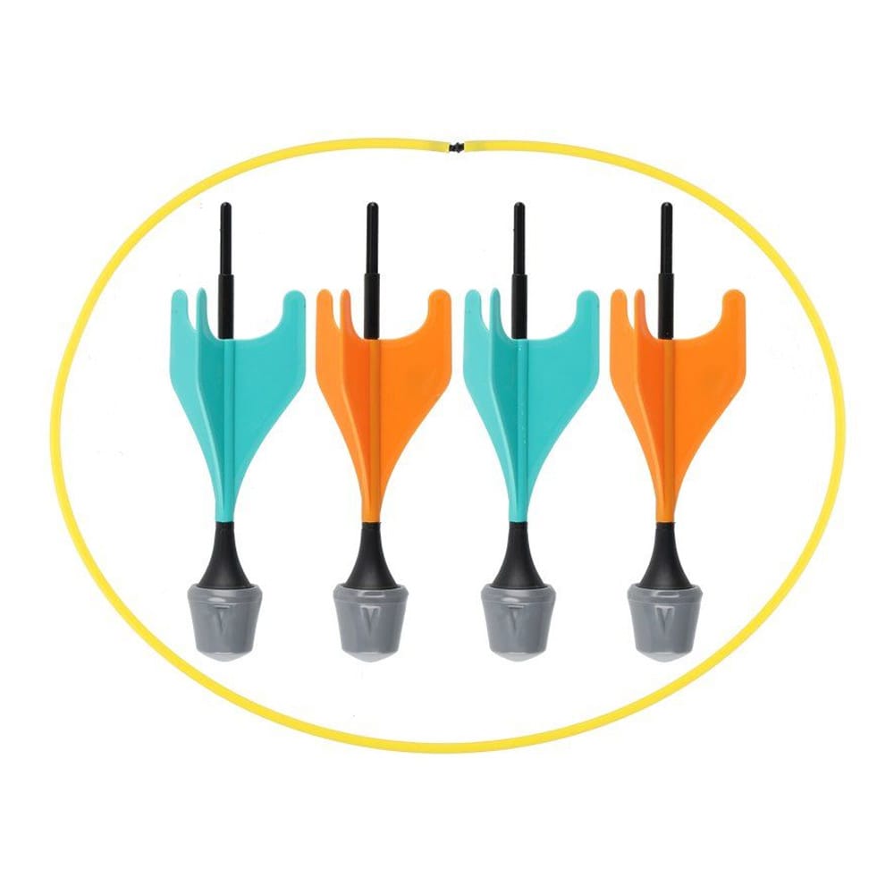 Gräsmattedart med 4 pilar – utomhusspel för hela familjen