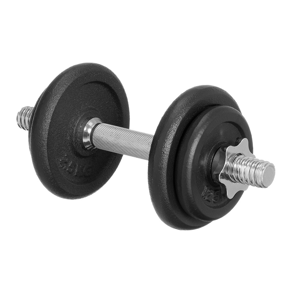 Hantelsett 2 x 10 kg / Justerbare hantler i støpejern / Hantler til styrketrening