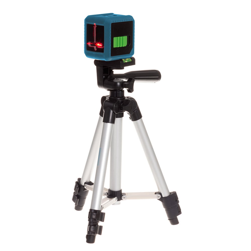 Korslinjelaser med stativ