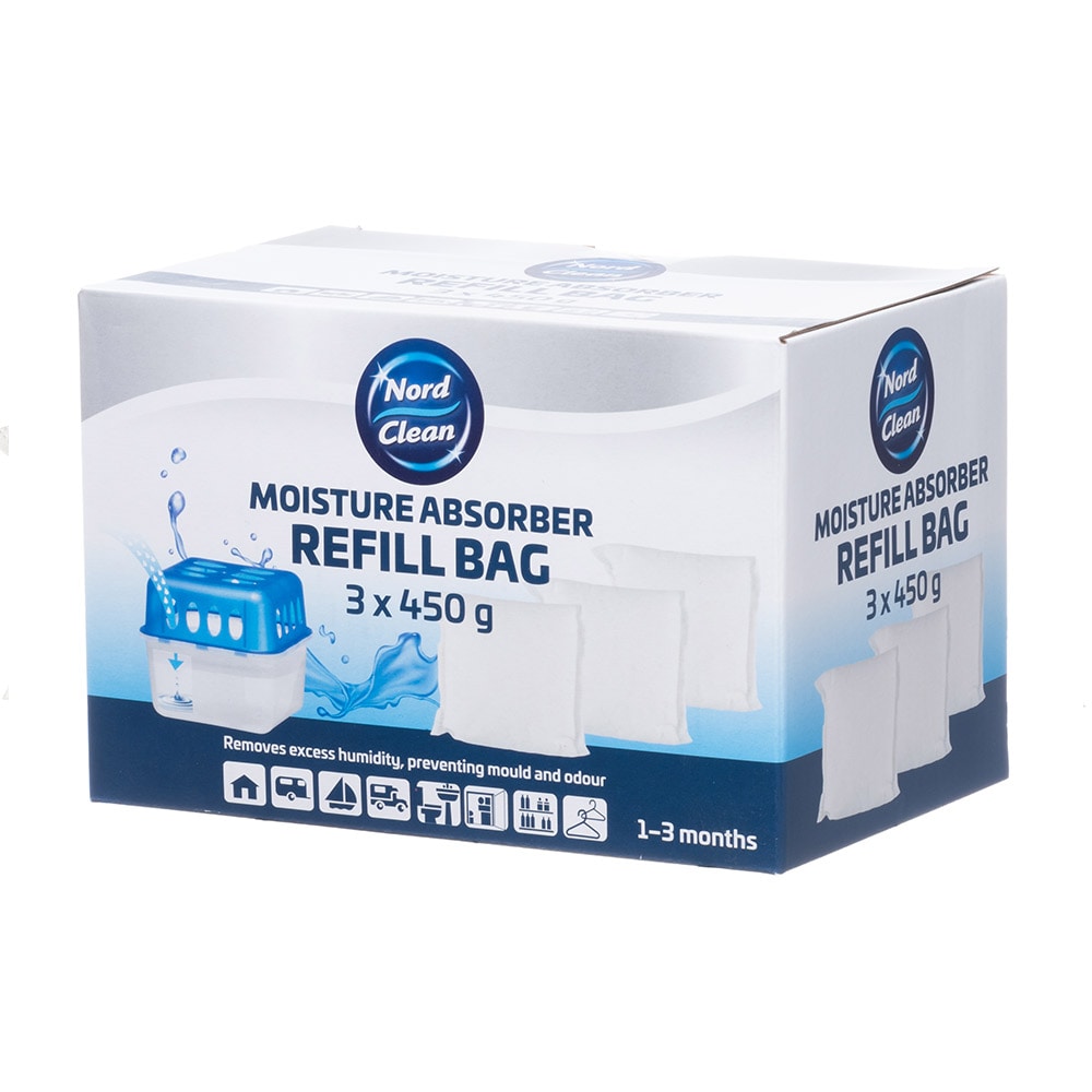 Refill till luftavfuktare – 3-pack à 450 g