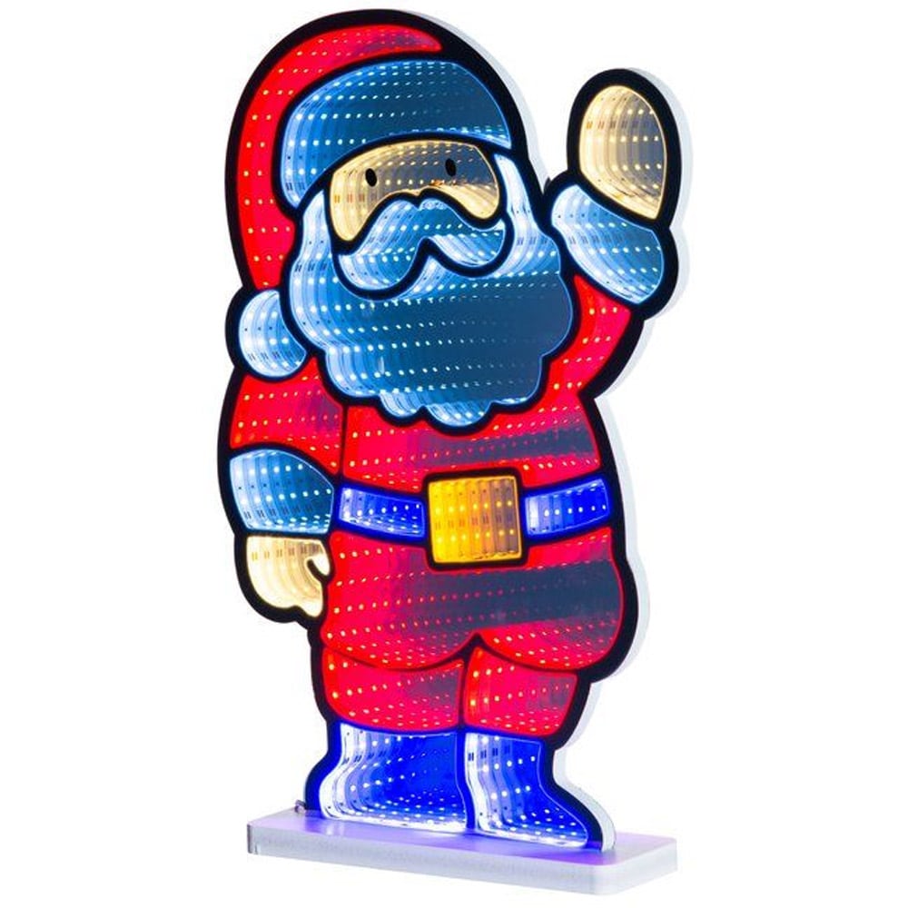 Ljusdekoration Spegelljus Jultomte