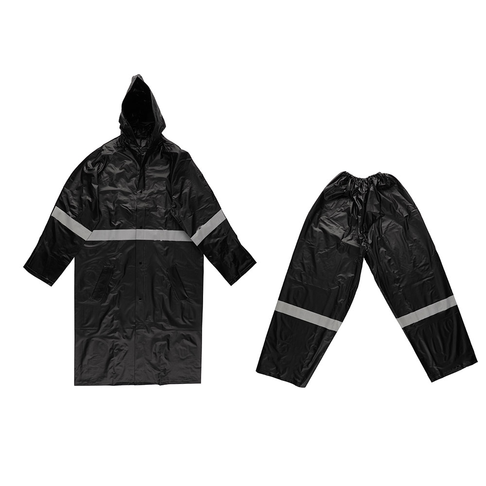 Regnställ för vuxen L/XL - Svart