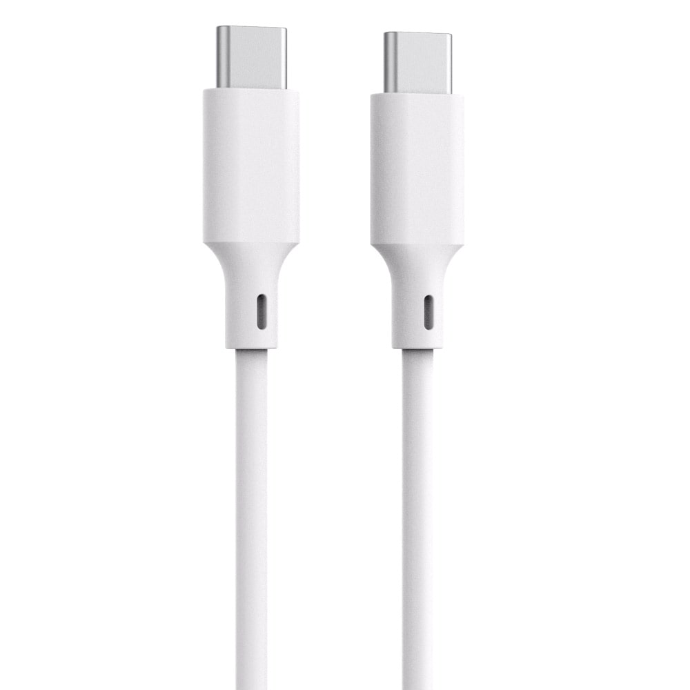 Qualo Recycling USB-C-kabel 3A 1,5m - Vit