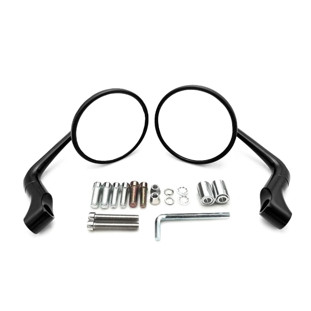 Sidospeglar till motorcykel i aluminium och ABS