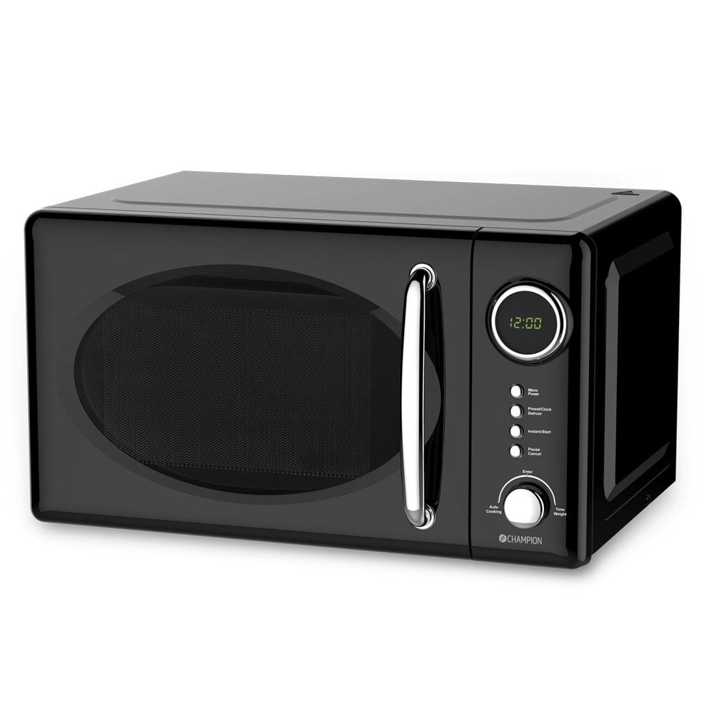 Champion Mikrovågsugn 20L 200W Retrodesign - Svart