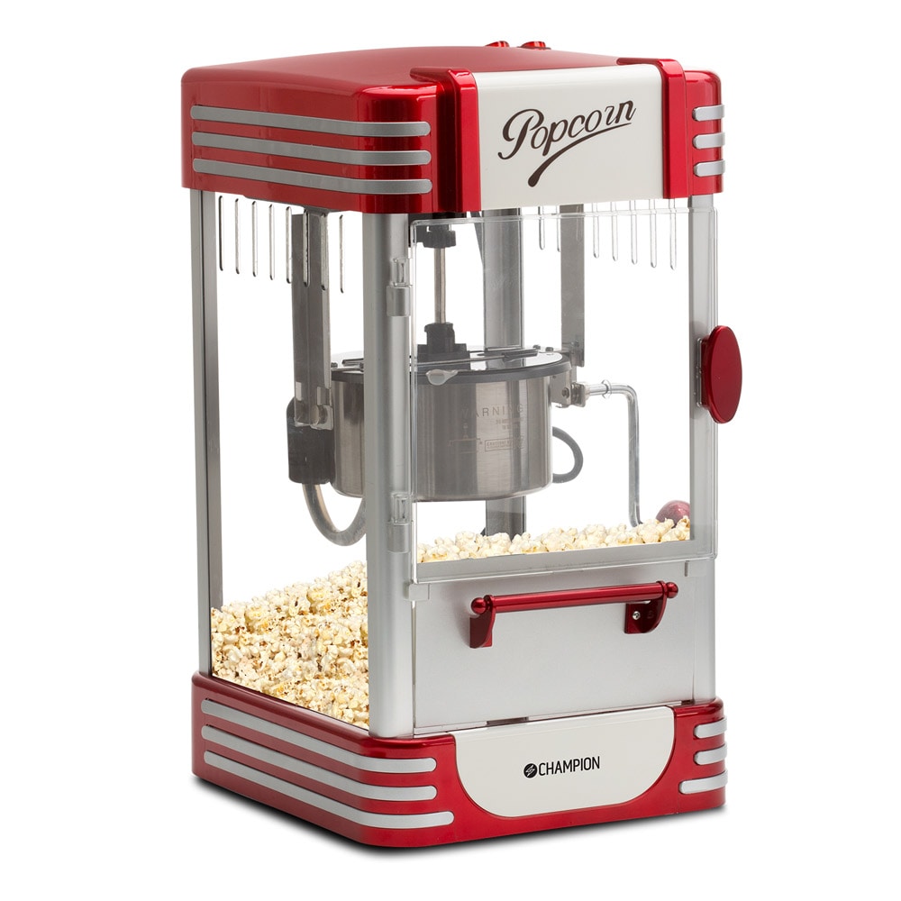Champion Popcornmaskin Retrodesign - Röd