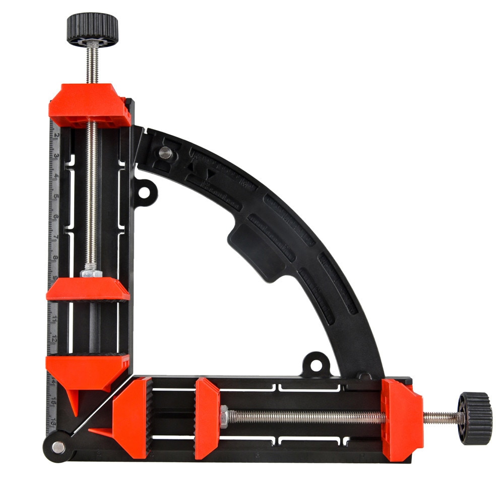 Justerbar hörnklämma för träarbete