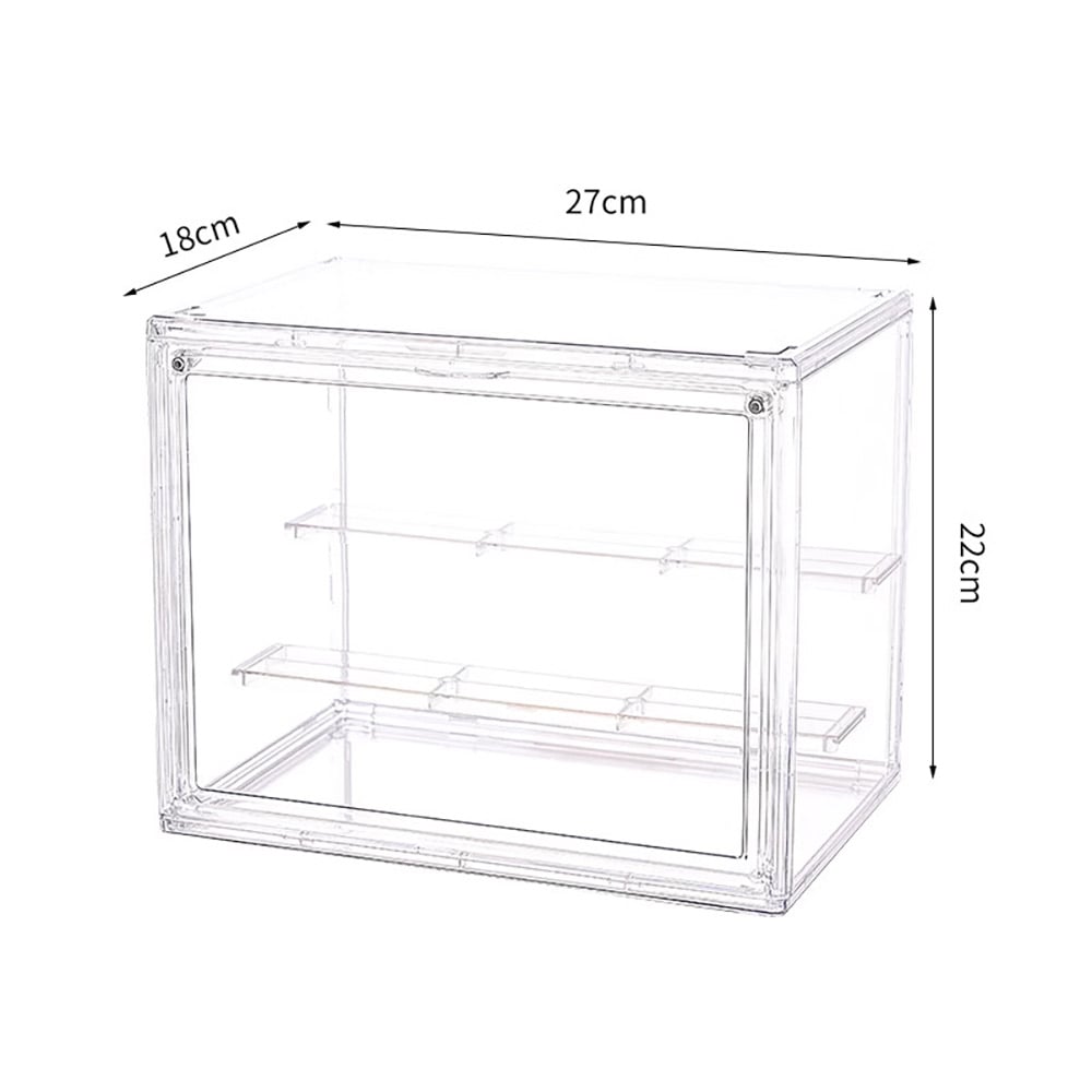Displaylåda i klarplast 27x22x18cm