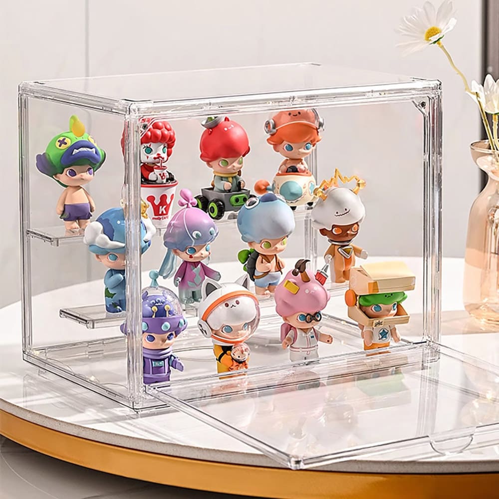 Displaylåda i klarplast 27x22x18cm