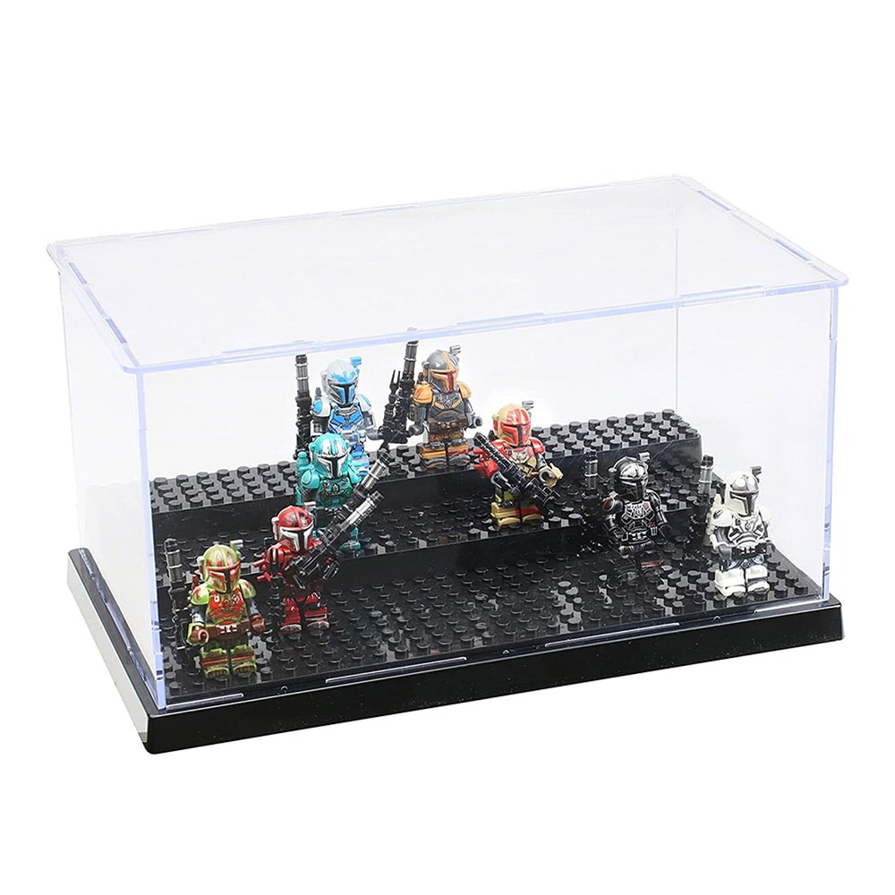 Displaylåda för legofigurer 25,5 × 13,7 × 15,5 cm