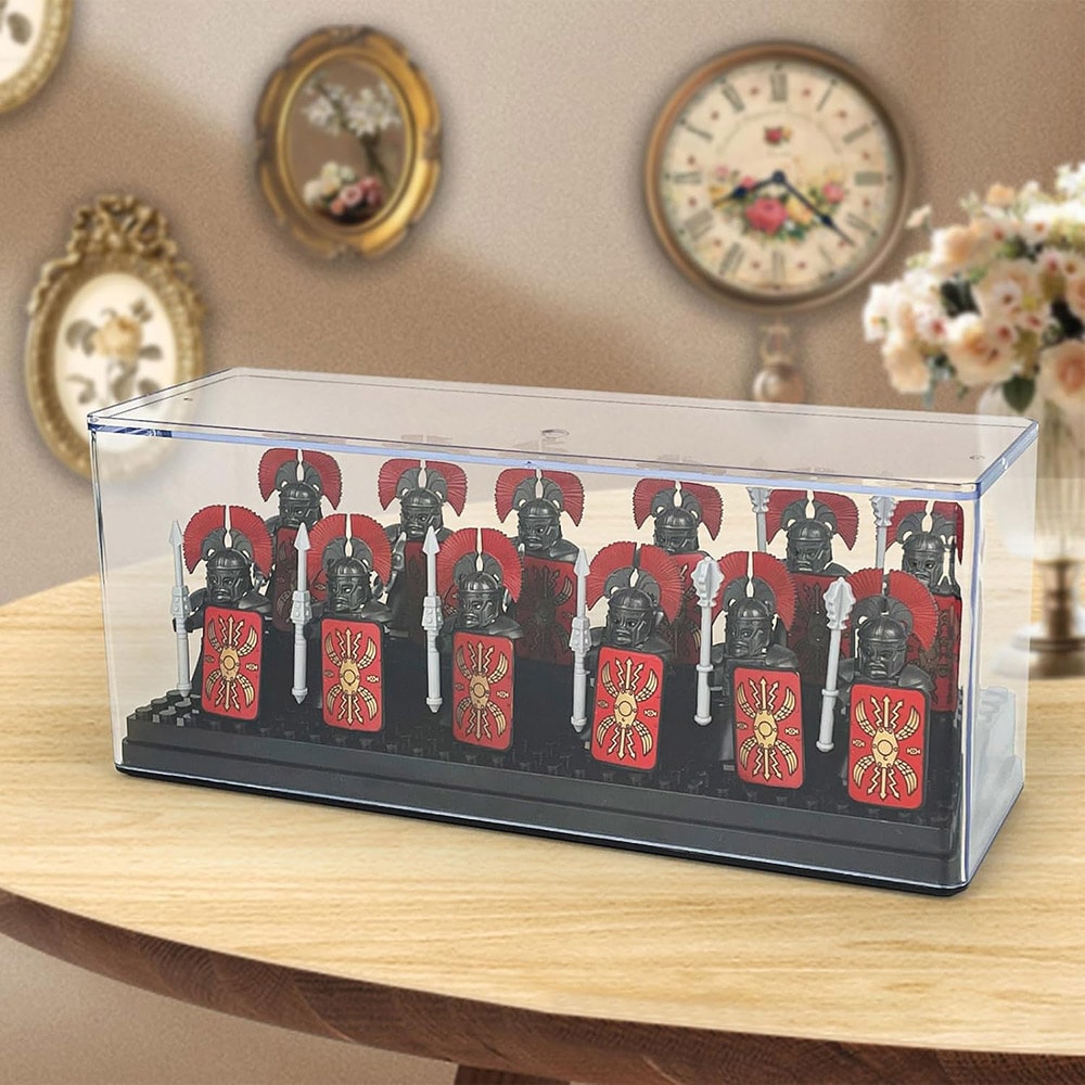 Displaylåda för legofigurer 24,8 × 10,5 × 8 cm