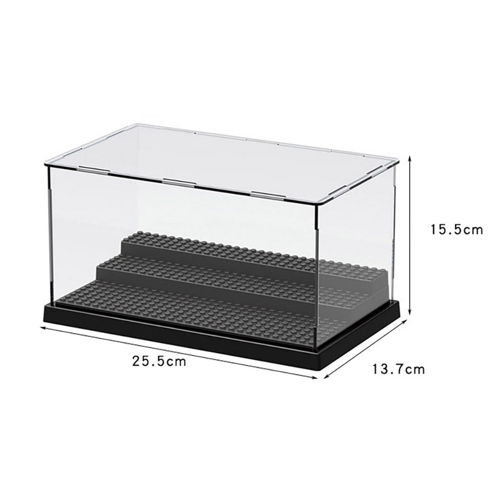 Displaylåda för legofigurer 25,5 × 15,5 × 13,7 cm