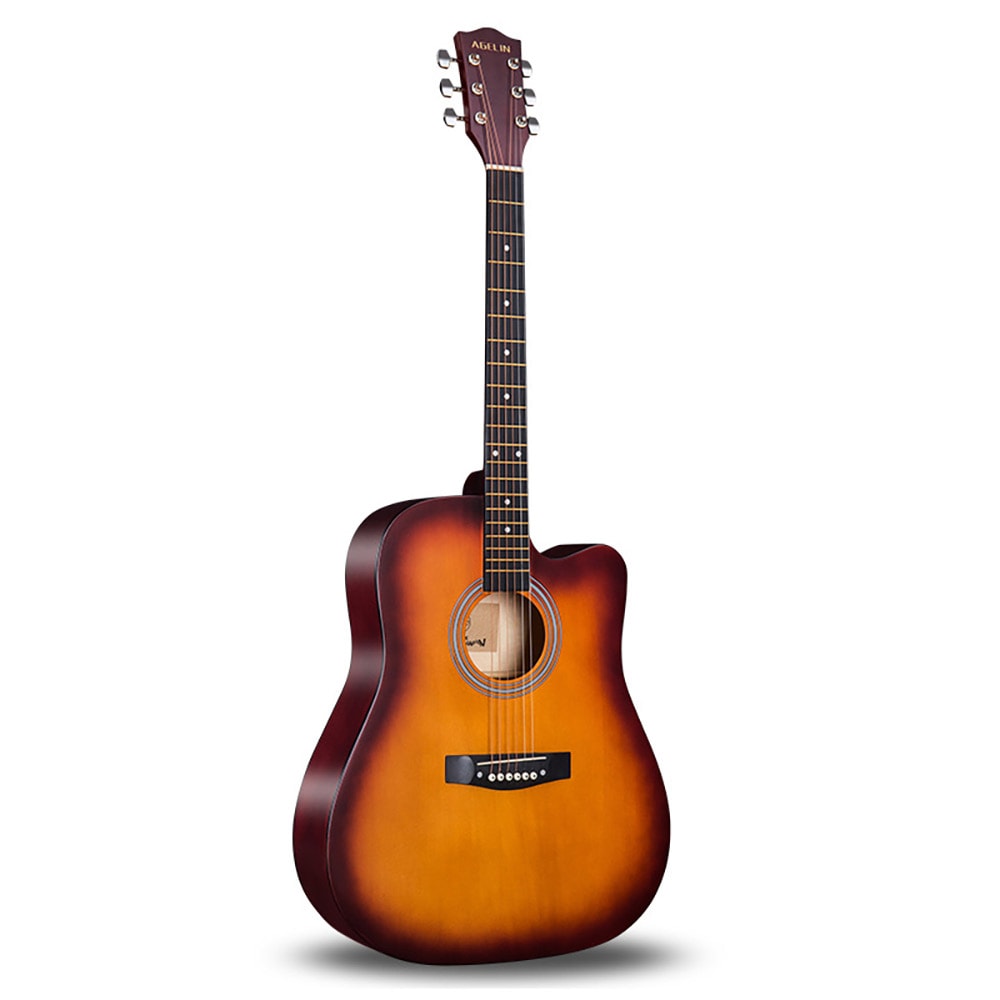 Gitarr för nybörjare i lindträ – ca 96 cm