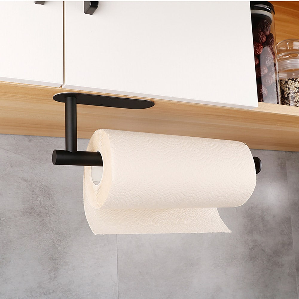 Justerbar hushållspappershållare i rostfritt stål