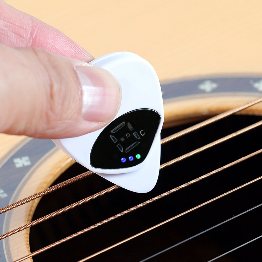 2-i-1 stämapparat för gitarr och ukulele