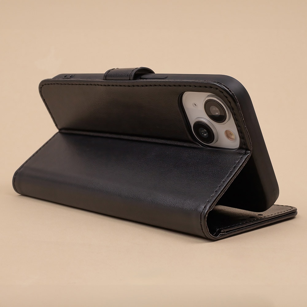 Flipcover med stativfunktion til iPhone 17 Pro – Sort
