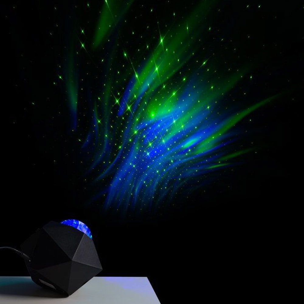 Projektorlampa med Norrsken / Aurora Borealis