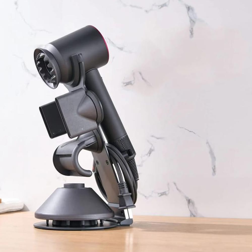 Bordsställ för Dyson Supersonic hårtork med magnetisk munstyckshållare