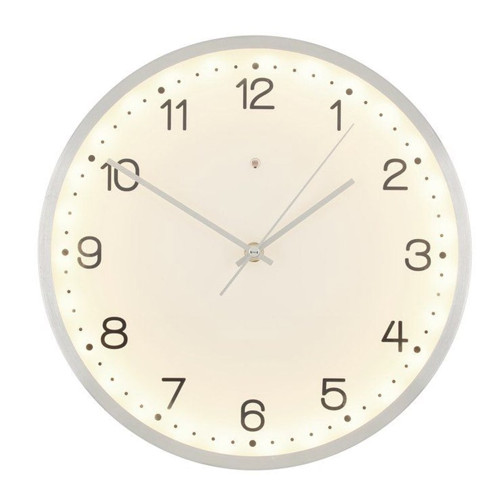 Väggklocka Prato med ljudaktiverat ljus 30cm