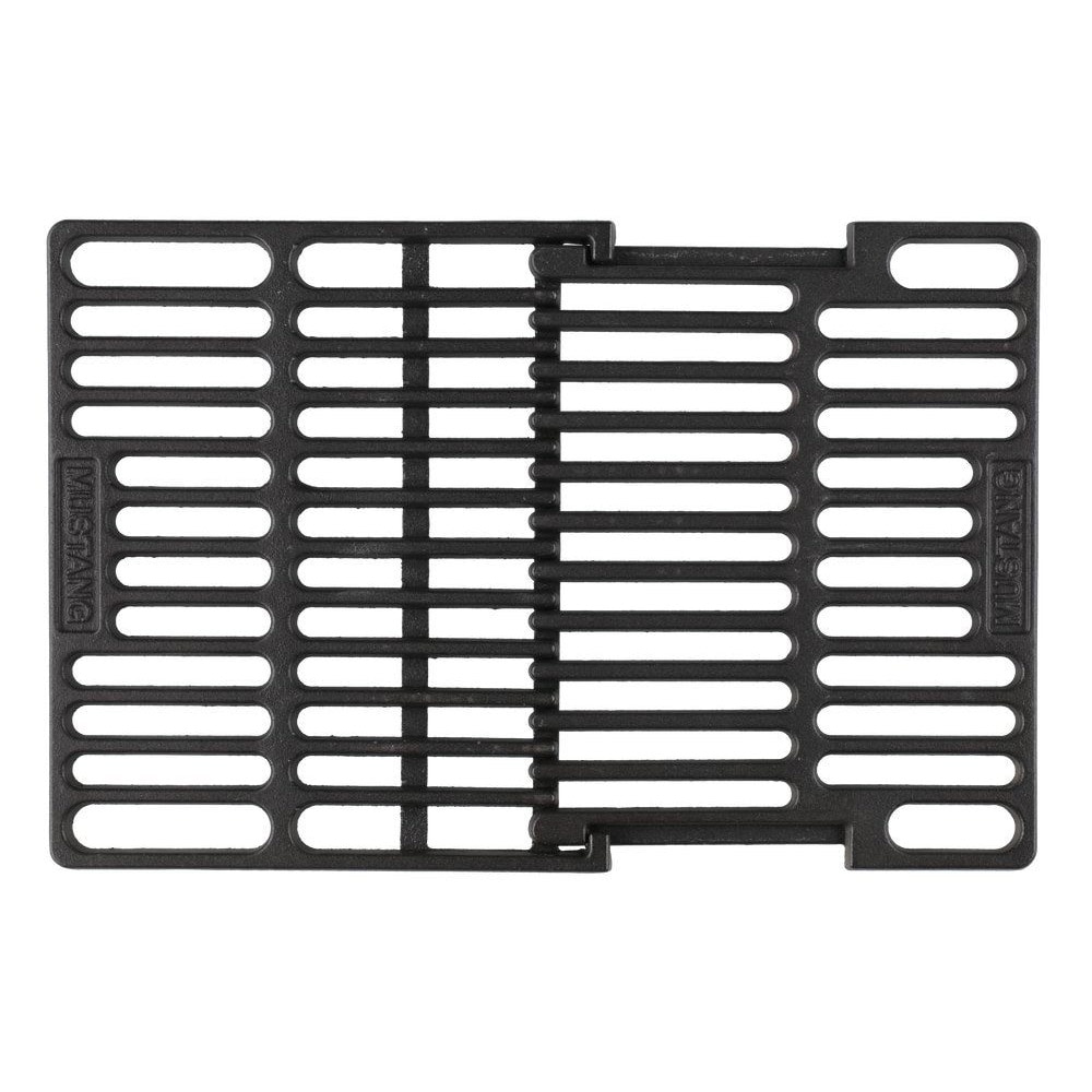Mustang justerbart grillgaller i gjutjärn 30 × 35–45,5 cm