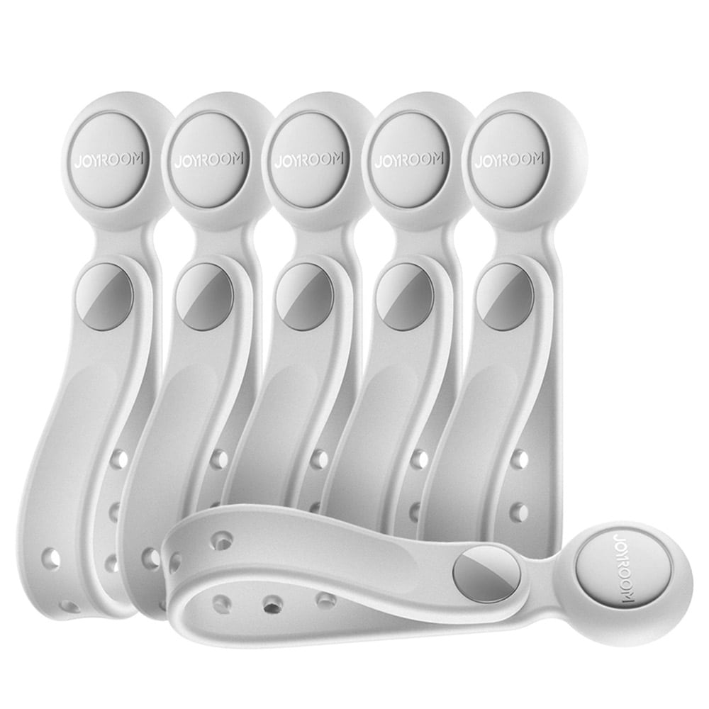 Joyroom magnetiska kabelband – 6-pack, vit