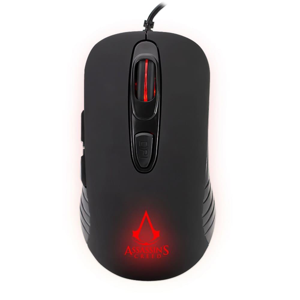Assassin's Creed gamingmus – LED-belysning och 3600 DPI