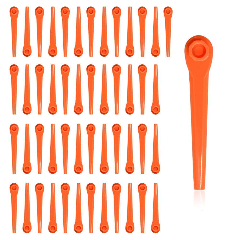 Trimmerknivar i plast 70mm - 50-pack