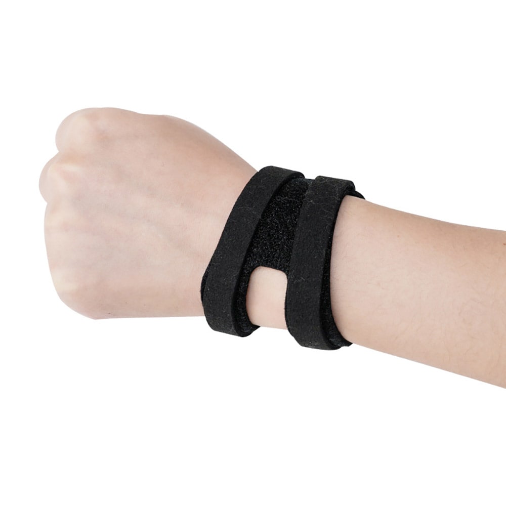 Handledsstöd med kompression och fixeringsrem