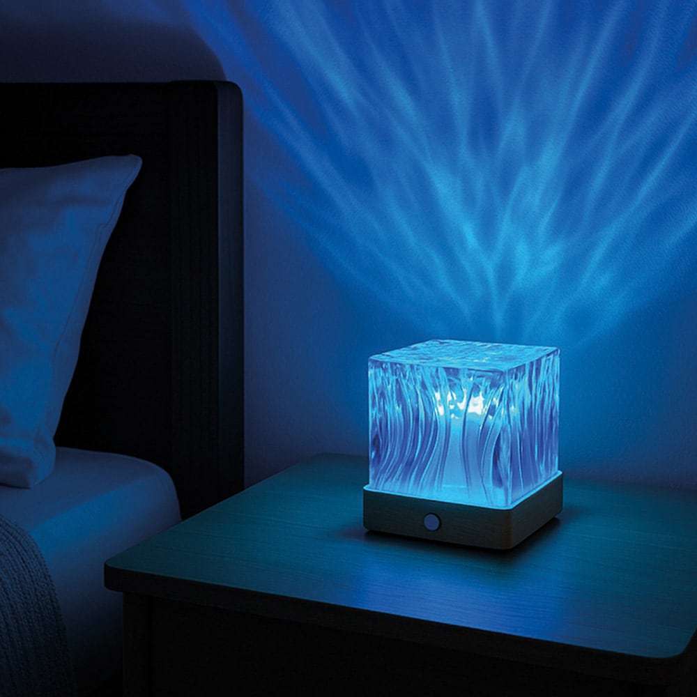 Aurora LED-lampa med fjärrkontroll – 16 färger & USB-C