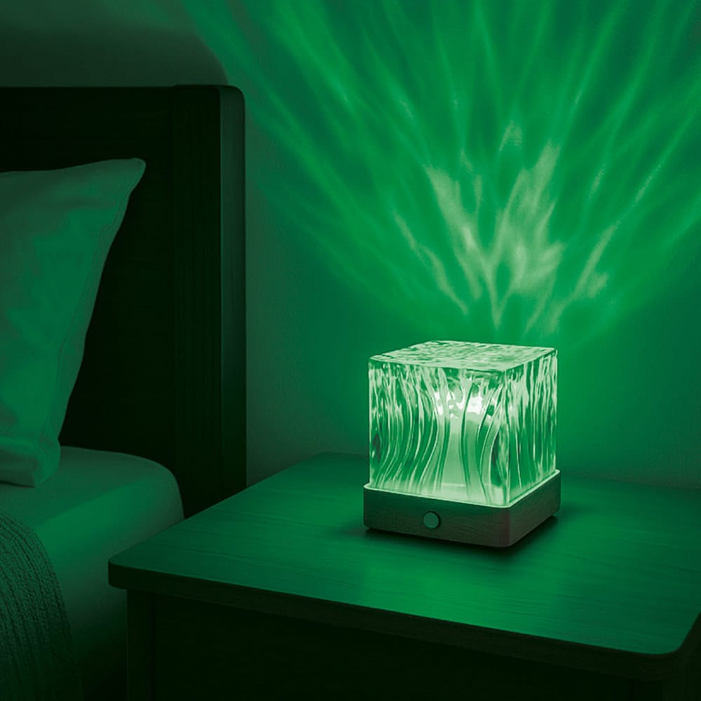Aurora LED-lampa med fjärrkontroll – 16 färger & USB-C