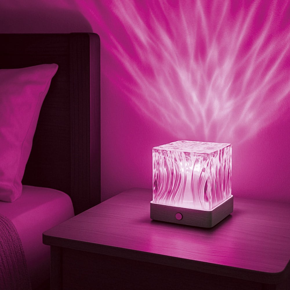 Aurora LED-lampa med fjärrkontroll – 16 färger & USB-C
